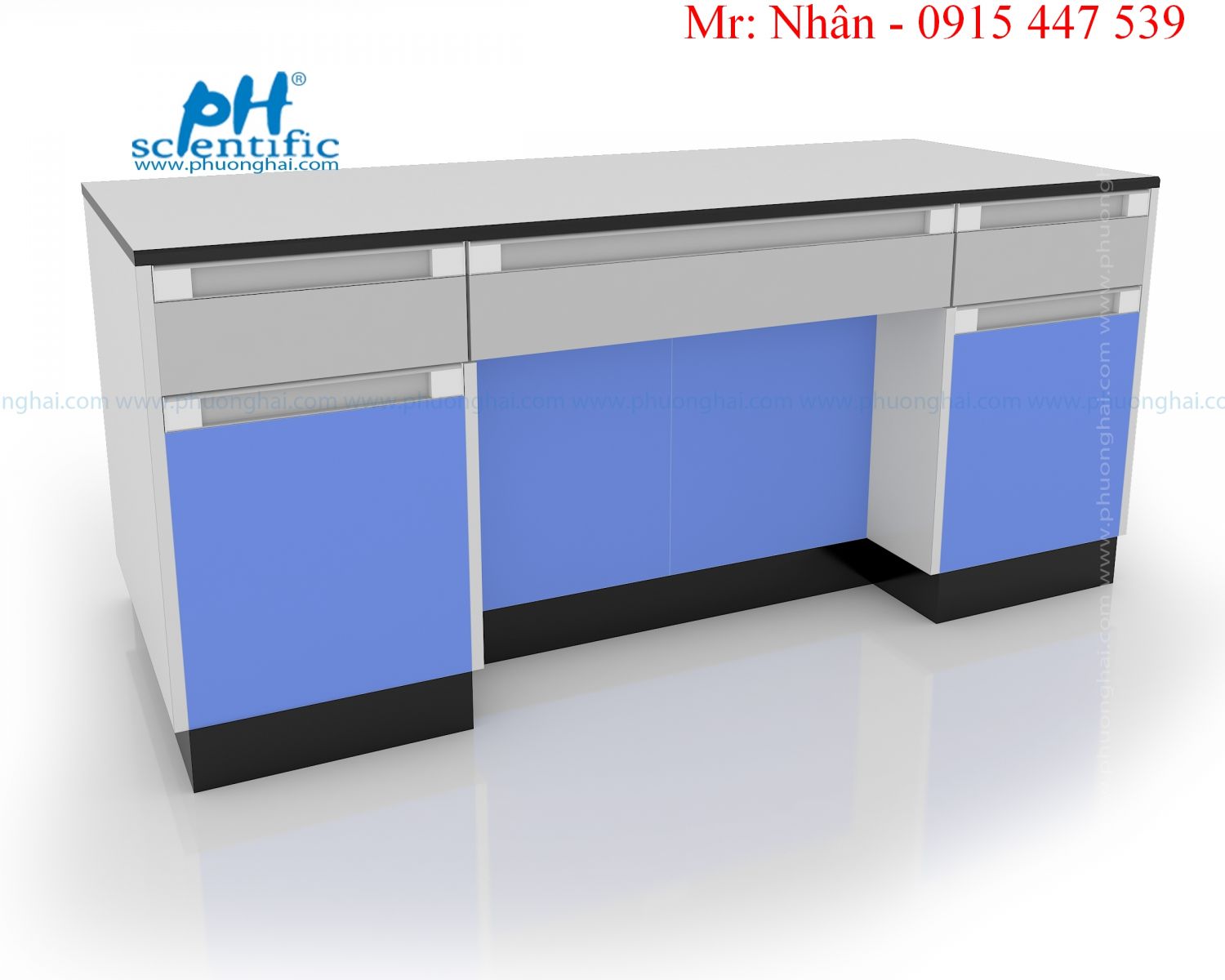 Bàn thí nghiệm áp tường hóa sinh